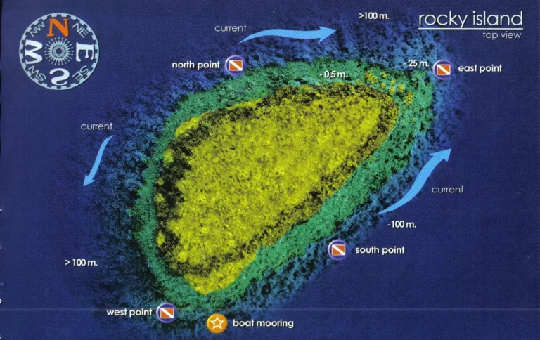 Rocky Island Map